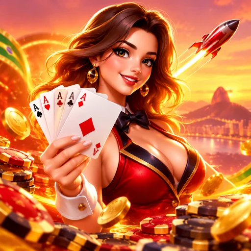 Poker Texas Hold'em ao vivo com dealer distribuindo cartas comunitárias
